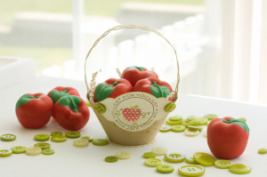 Apple Candy Basket full