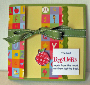 "Envelope" Card for Teacher