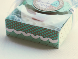 Chocolate Mint Chip Gift Soap box detail