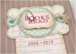 Detail of cover, 2009-2010 Books Read Mini Album