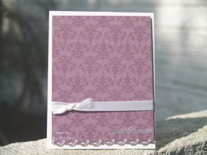 Damask Designs In Plum