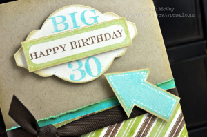 Big 30 Happy Birthday detail