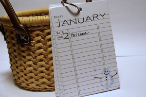 Birthday & Anniversary Calendar - January