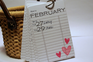 Birthday & Anniversary Calendar - February