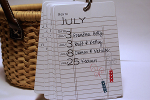 Birthday & Anniversary Calendar - July