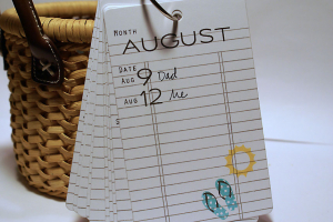 Heather Nichols - Mini Scrapbook Series: Library Ledger