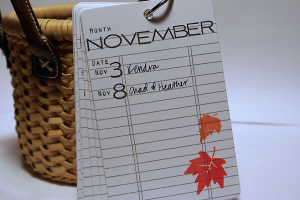 Birthday & Anniversary Calendar - November