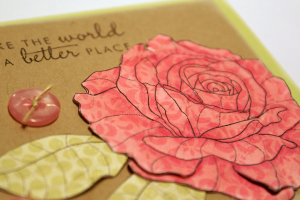 Better Place Rose Card - detail
