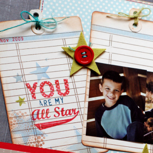 Betsy Veldman - Mini Scrapbook Series: Library Ledger