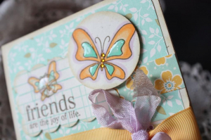 Butterfly Spotlight Card Closeup