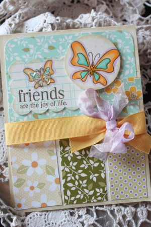 Friends Butterfly Card