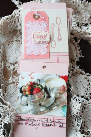 Jar Mini Album- Sweet Sugar Pages