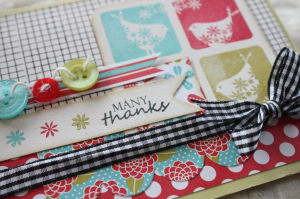 Many Thanks Card-Closeup