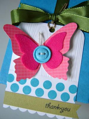 teacher's gift box and tag