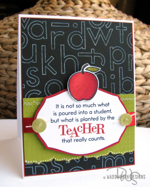 Teacher's Apple thanks