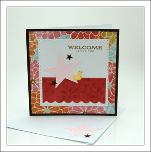 Lucky Ducky Baby Card