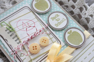 Back to School Card Closeup