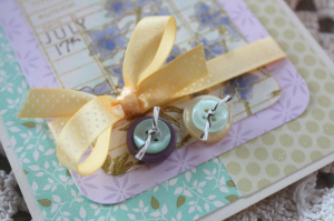 Larkspur Card Closeup View