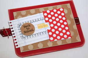 Back to School Mini Pocket Card - inside pocket