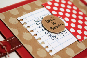 Back to School Mini Pocket Card - detail