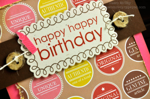 Happy Happy Birthday detail