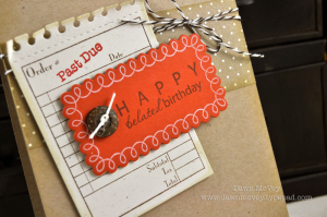 Belated Birthday detail