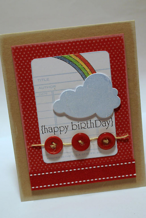 Bright Rainbow Birthday Card