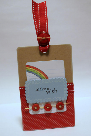 Bright Rainbow Birthday Tag