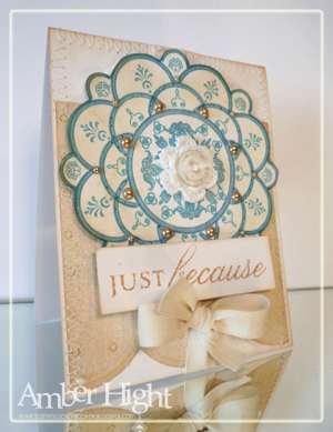 Faux Doily card by Amber Hight