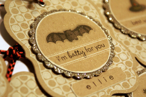Halloween Treat Tags - detail