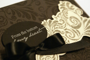 From the Bottom of my Heart Card - detail