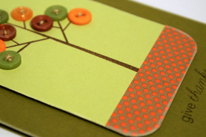 Button Tree Card - detail