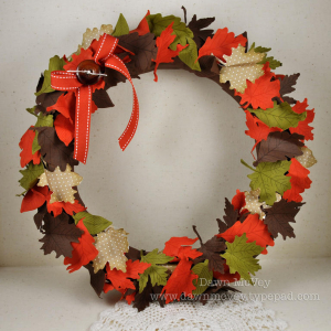 Fall Leaves Wreath