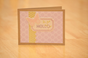 Hello card #1