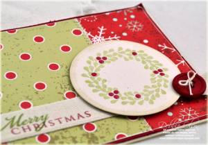 Merry Christmas Wreath detail