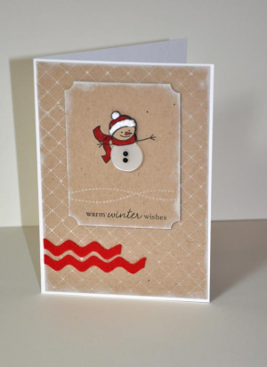 Isn't this the cutest snowman?