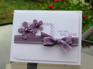 CAS.....and a pop of color!