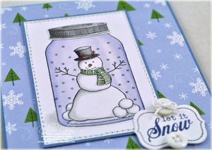 Snowman in a Jar detail