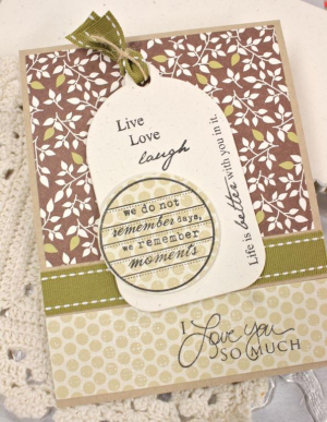 Michelle Wooderson - Mini Scrapbook Series: Journaling Circle