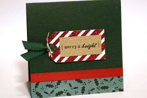 Merry & Bright Tag Card