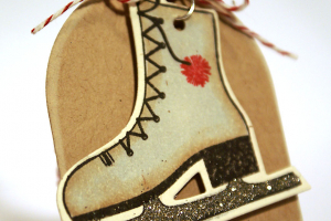 Vintage Skate Tag - detail