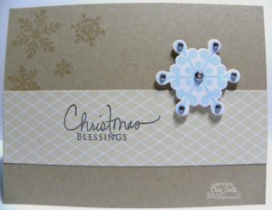Single Snowflake Card