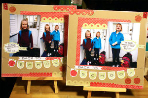 Back to School 2010 scrapbook pages