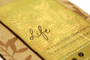 Moments in Life Card - detail