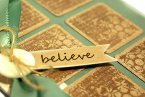 Believe in the Season Card - detail