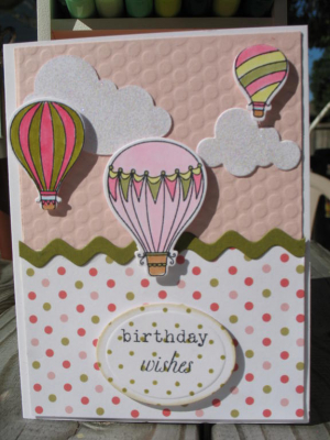card up away polka dot