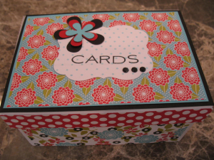 cards beautifulblooms paper card box