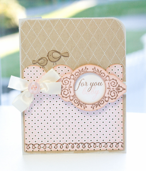 baby girl bird card