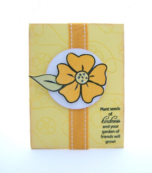 Seeds of Kindness seed pack card