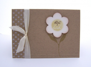 Simple Thanks A Bunch Card